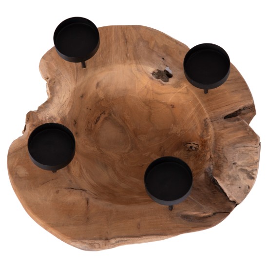 ΕΠΙΤΡΑΠΕΖΙΟ ΚΗΡΟΠΗΓΙΟ/BOWL FRAN HM4390 ΞΥΛΟ ΤΕΑΚ-ΜΕΤΑΛΛΟ 30x30x7-15Υεκ. ΕΠΙΤΡΑΠΕΖΙΟ ΚΗΡΟΠΗΓΙΟ/BOWL FRAN HM4390 ΞΥΛΟ ΤΕΑΚ-ΜΕΤΑΛΛΟ 30x30x7-15Υεκ.
