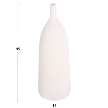 ΕΠΙΤΡΑΠΕΖΙΟ ΚΕΡΑΜΙΚΟ ΔΙΑΚΟΣΜΗΤΙΚΟ GALAD HM4633.01 ΥΠΟΛΕΥΚΟ ΚΡΥΣΤΑΛΛΙΚΟ Φ18x49Y εκ.