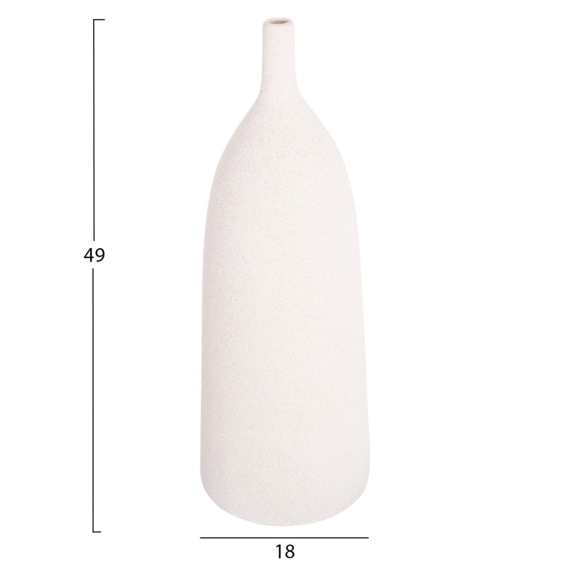 ΕΠΙΤΡΑΠΕΖΙΟ ΚΕΡΑΜΙΚΟ ΔΙΑΚΟΣΜΗΤΙΚΟ GALAD HM4633.01 ΥΠΟΛΕΥΚΟ ΚΡΥΣΤΑΛΛΙΚΟ Φ18x49Y εκ.