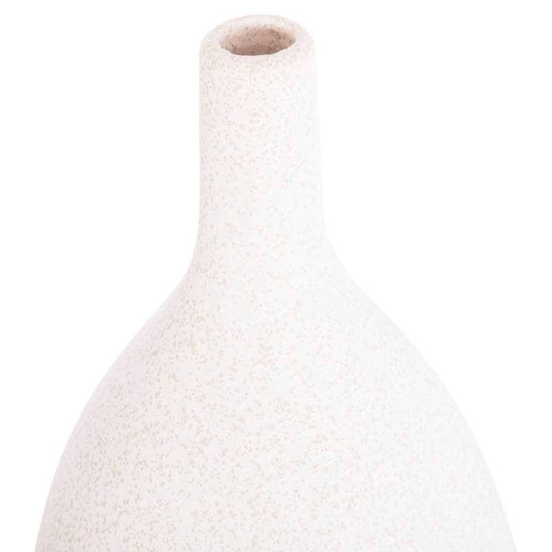 ΕΠΙΤΡΑΠΕΖΙΟ ΚΕΡΑΜΙΚΟ ΔΙΑΚΟΣΜΗΤΙΚΟ GALAD HM4633.01 ΥΠΟΛΕΥΚΟ ΚΡΥΣΤΑΛΛΙΚΟ Φ18x49Y εκ.