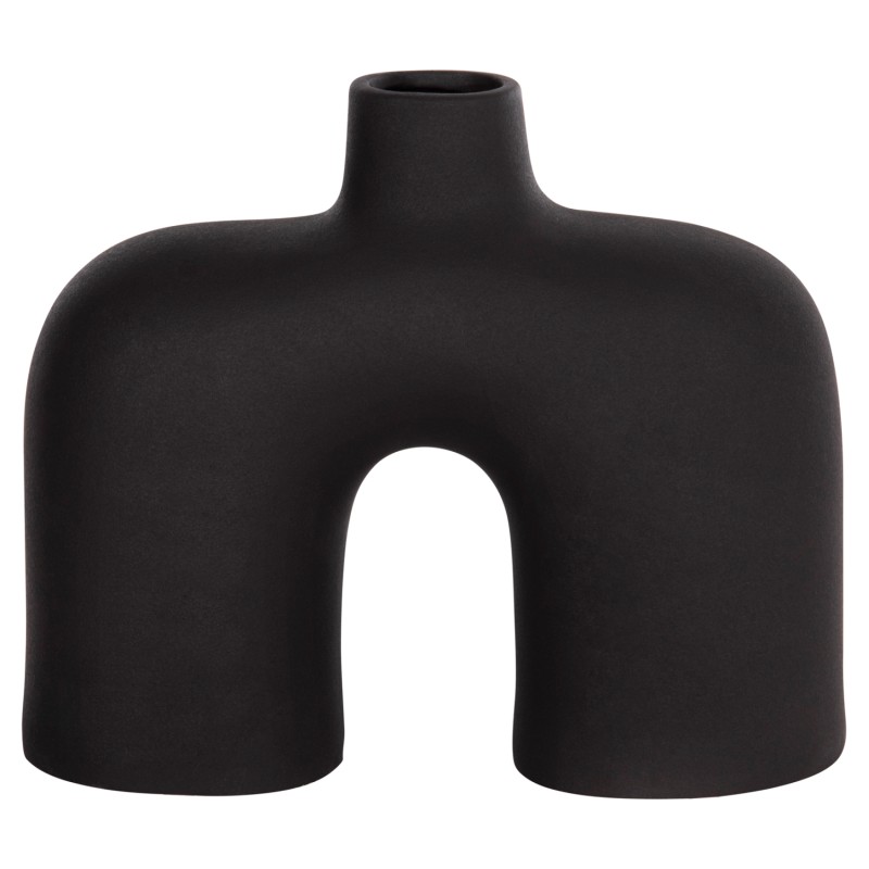 ΕΠΙΤΡΑΠΕΖΙΟ ΚΕΡΑΜΙΚΟ ΔΙΑΚΟΣΜΗΤΙΚΟ ISIL HM4600.02 ΜΑΥΡΟ ΜΑΤ 27x9,5x22,5Y εκ.