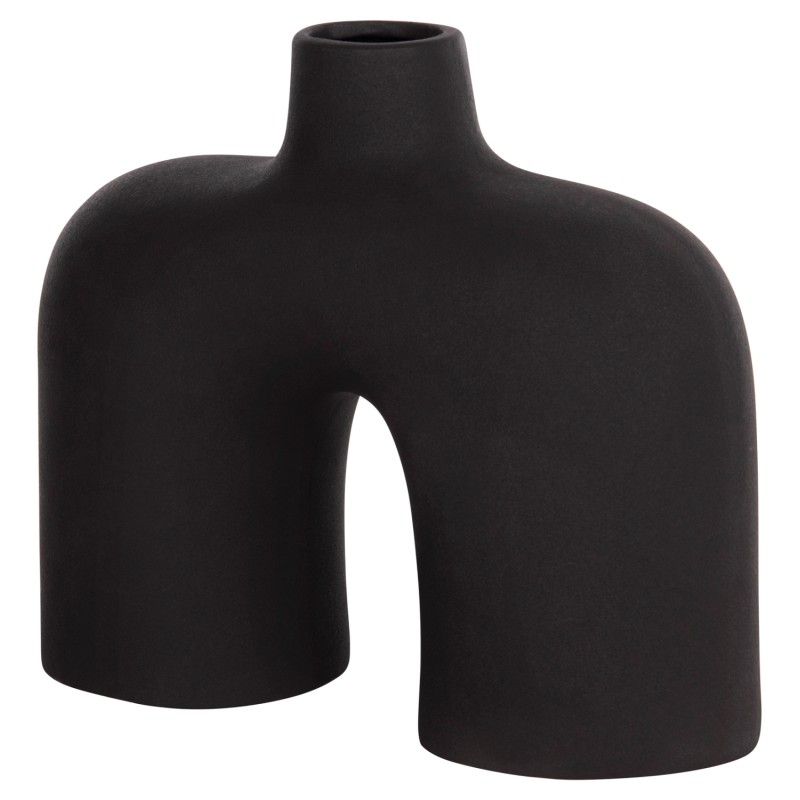 ΕΠΙΤΡΑΠΕΖΙΟ ΚΕΡΑΜΙΚΟ ΔΙΑΚΟΣΜΗΤΙΚΟ ISIL HM4600.02 ΜΑΥΡΟ ΜΑΤ 27x9,5x22,5Y εκ.