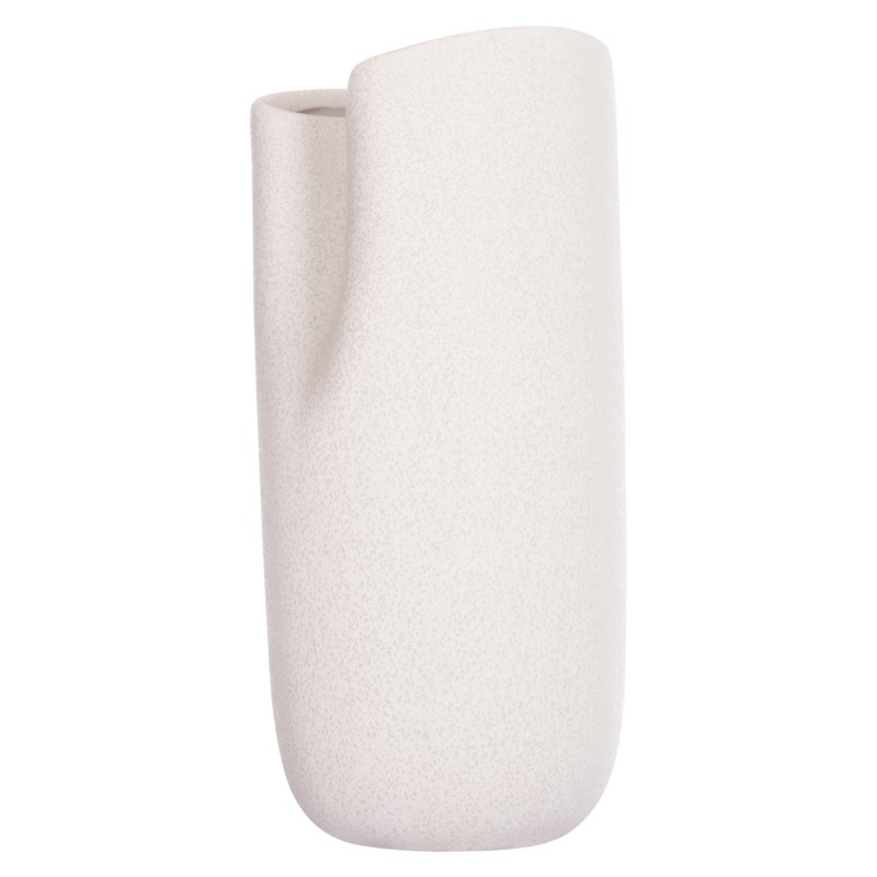 ΕΠΙΤΡΑΠΕΖΙΟ ΚΕΡΑΜΙΚΟ ΔΙΑΚΟΣΜΗΤΙΚΟ GLAΖΕ HM4606.01 ΚΡΥΣΤΑΛΛΙΚΟ ΥΠΟΛΕΥΚΟ 17x16,5x37Υεκ