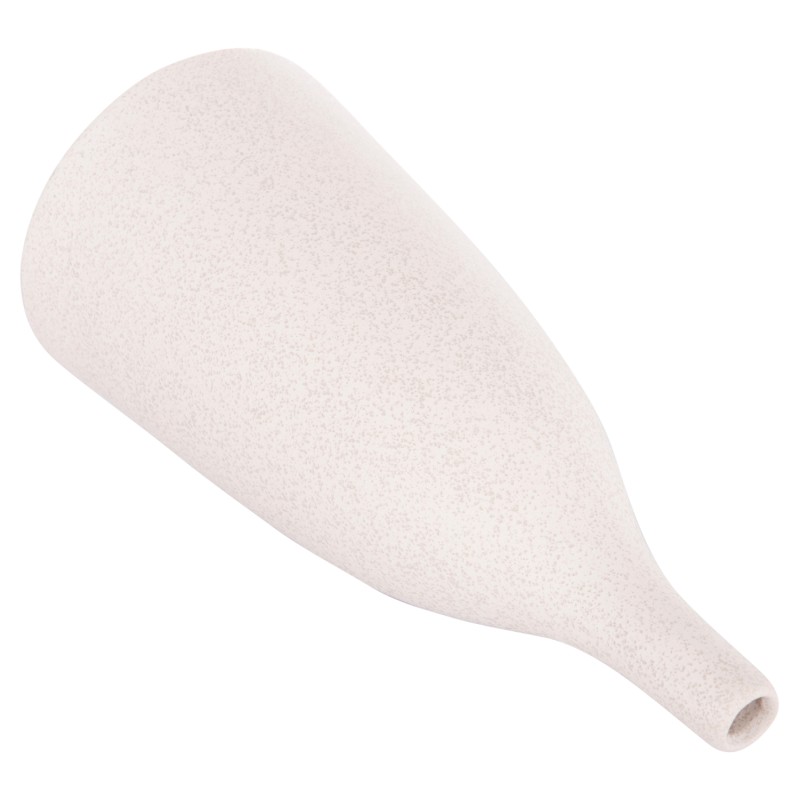 ΕΠΙΤΡΑΠΕΖΙΟ ΚΕΡΑΜΙΚΟ ΔΙΑΚΟΣΜΗΤΙΚΟ GALAD HM4635.01 ΥΠΟΛΕΥΚΟ ΚΡΥΣΤΑΛΛΙΚΟ Φ14x33,5Υεκ