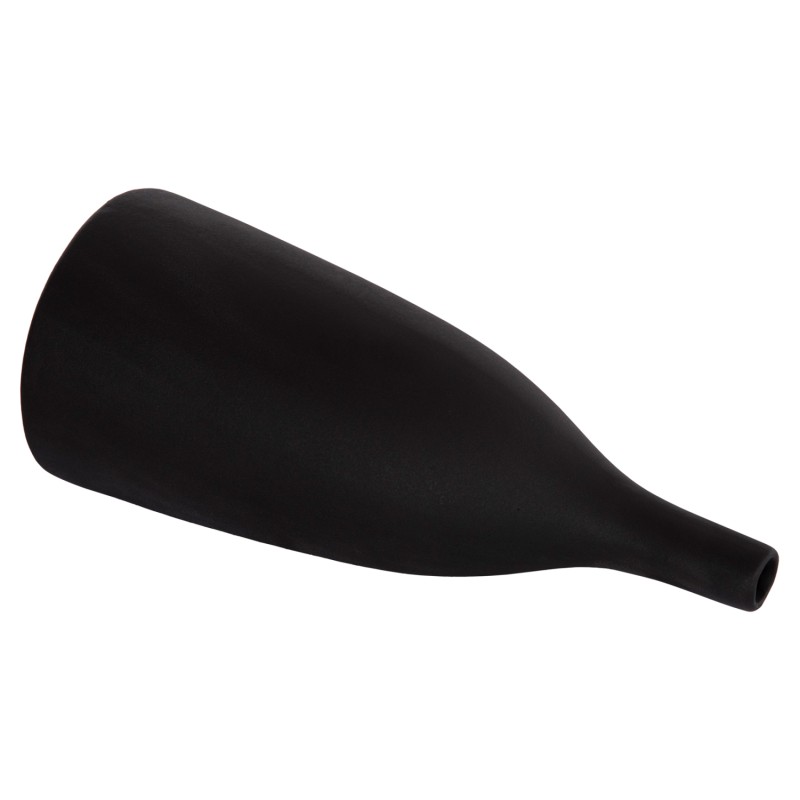 ΕΠΙΤΡΑΠΕΖΙΟ ΚΕΡΑΜΙΚΟ ΔΙΑΚΟΣΜΗΤΙΚΟ GALAD HM4635.02 ΜΑΥΡΟ ΜΑΤ Φ14x33,5Υεκ