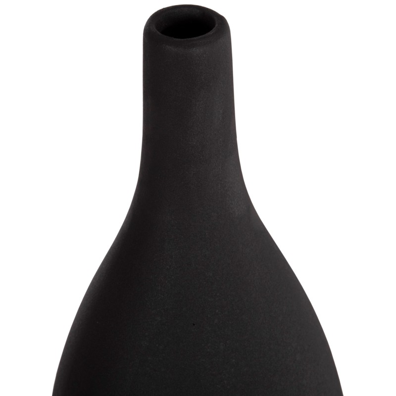 ΕΠΙΤΡΑΠΕΖΙΟ ΚΕΡΑΜΙΚΟ ΔΙΑΚΟΣΜΗΤΙΚΟ GALAD HM4635.02 ΜΑΥΡΟ ΜΑΤ Φ14x33,5Υεκ