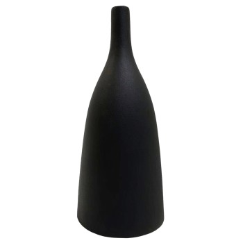 ΕΠΙΤΡΑΠΕΖΙΟ ΚΕΡΑΜΙΚΟ ΔΙΑΚΟΣΜΗΤΙΚΟ GALAD HM4635.02 ΜΑΥΡΟ ΜΑΤ Φ14x33,5Υεκ