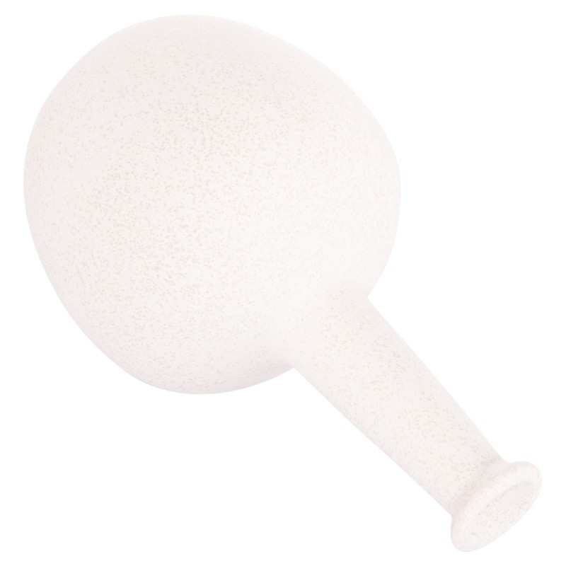 ΕΠΙΤΡΑΠΕΖΙΟ ΚΕΡΑΜΙΚΟ ΔΙΑΚΟΣΜΗΤΙΚΟ ELENDIL HM4593.01 ΥΠΟΛΕΥΚΟ ΚΡΥΣΤΑΛΛΙΚΟ Φ15x25Υεκ