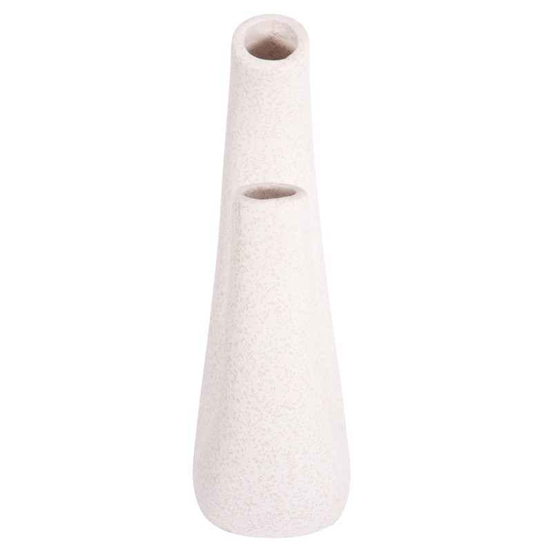 ΕΠΙΤΡΑΠΕΖΙΟ ΚΕΡΑΜΙΚΟ ΔΙΑΚΟΣΜΗΤΙΚΟ ELLIPTO HM4643.01 ΥΠΟΛΕΥΚΟ ΚΡΥΣΤΑΛΛΙΚΟ 15x7x21,5Υεκ