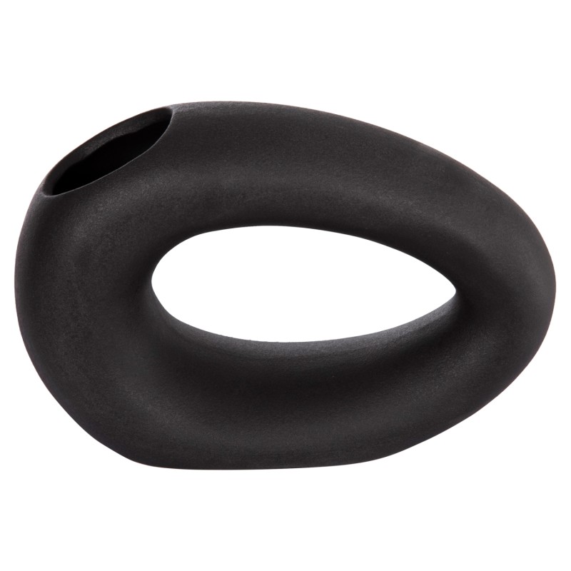 ΕΠΙΤΡΑΠΕΖΙΟ ΚΕΡΑΜΙΚΟ ΔΙΑΚΟΣΜΗΤΙΚΟ ELLIPTO HM4645.02 ΜΑΥΡΟ ΜΑΤ 23x8x16Υ εκ