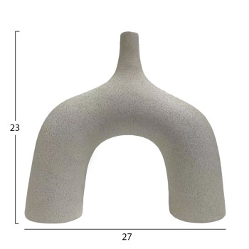 ΕΠΙΤΡΑΠΕΖΙΟ ΚΕΡΑΜΙΚΟ ΔΙΑΚΟΣΜΗΤΙΚΟ ISIL HM4600.01 ΚΡΥΣΤΑΛΛ.ΥΠΟΛΕΥΚΟ 27x9.5x22.5Υεκ