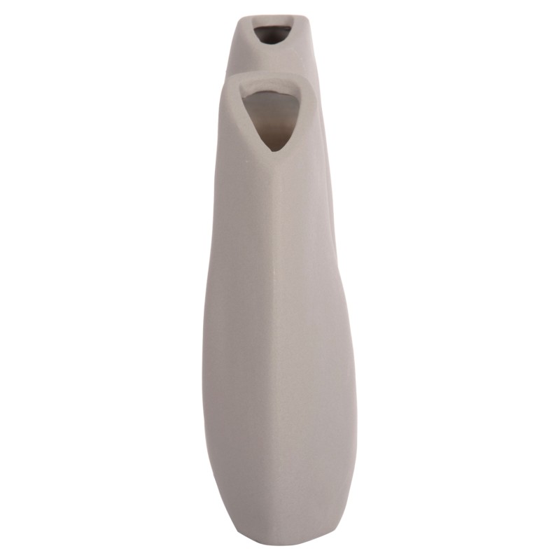 ΕΠΙΤΡΑΠΕΖΙΟ ΚΕΡΑΜΙΚΟ ΔΙΑΚΟΣΜΗΤΙΚΟ ARKEN HM4619.03 ΓΚΡΙ ΜΑΤ 20,5x8x26Υεκ