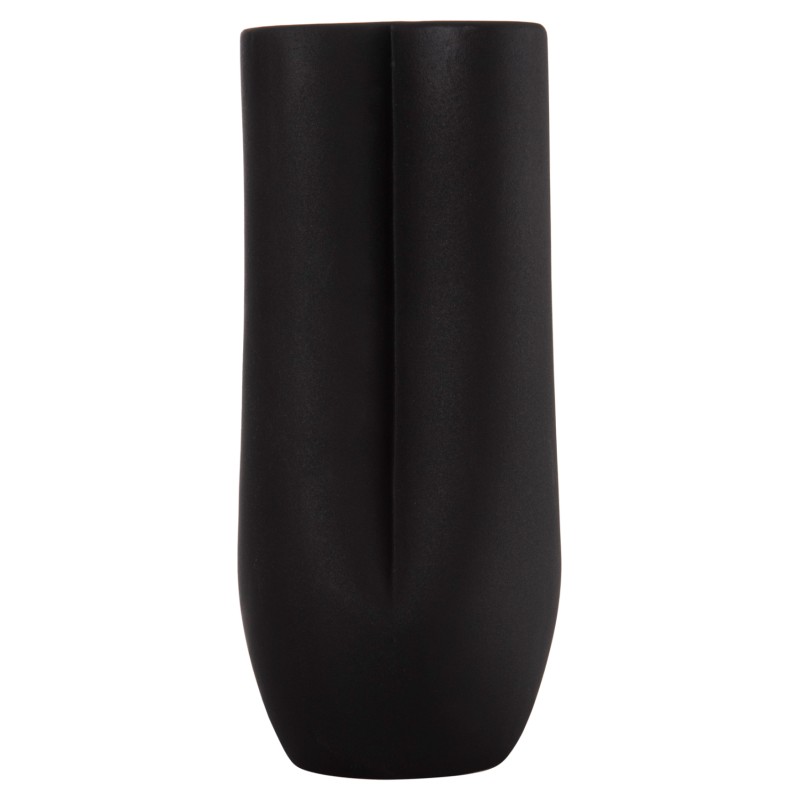 ΕΠΙΤΡΑΠΕΖΙΟ ΚΕΡΑΜΙΚΟ ΔΙΑΚΟΣΜΗΤΙΚΟ GLAΖΕ HM4611.02 ΜΑΥΡΟ ΜΑΤ Φ14x34Υ εκ.