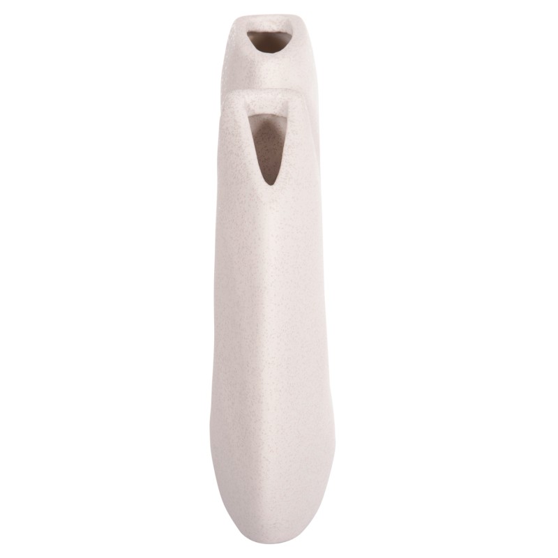 ΕΠΙΤΡΑΠΕΖΙΟ ΚΕΡΑΜΙΚΟ ΔΙΑΚΟΣΜΗΤΙΚΟ ARKEN HM4618.01 ΚΡΥΣΤΑΛΛΙΚΟ ΥΠΟΛΕΥΚΟ 28x10x37Υεκ