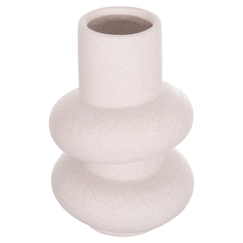 ΕΠΙΤΡΑΠΕΖΙΟ ΚΕΡΑΜΙΚΟ ΔΙΑΚΟΣΜΗΤΙΚΟ ROOK HM4627.01 ΥΠΟΛΕΥΚΟ ΚΡΥΣΤΑΛΛΙΚΟ Φ16x25,5Υεκ