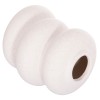 ΕΠΙΤΡΑΠΕΖΙΟ ΚΕΡΑΜΙΚΟ ΔΙΑΚΟΣΜΗΤΙΚΟ ROOK HM4628.01 ΥΠΟΛΕΥΚΟ ΚΡΥΣΤΑΛΛΙΚΟ Φ14x19Υεκ