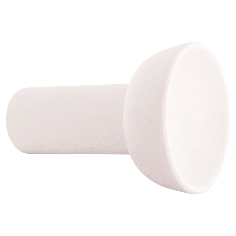 ΕΠΙΤΡΑΠΕΖΙΟ ΚΕΡΑΜΙΚΟ ΔΙΑΚΟΣΜΗΤΙΚΟ ELENDIL HM4602.01 ΥΠΟΛΕΥΚΟ ΚΡΥΣΤΑΛΛΙΚΟ Φ23x32Υ εκ.