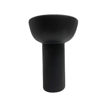 ΕΠΙΤΡΑΠΕΖΙΟ ΚΕΡΑΜΙΚΟ ΔΙΑΚΟΣΜΗΤΙΚΟ ELENDIL HM4602.02 ΜΑΥΡΟ ΜΑΤ Φ23x32Υ εκ