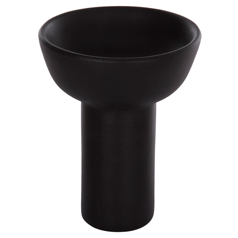 ΕΠΙΤΡΑΠΕΖΙΟ ΚΕΡΑΜΙΚΟ ΔΙΑΚΟΣΜΗΤΙΚΟ ELENDIL HM4603.02 ΜΑΥΡΟ ΜΑΤ Φ20x26.5Υεκ