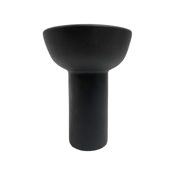 ΕΠΙΤΡΑΠΕΖΙΟ ΚΕΡΑΜΙΚΟ ΔΙΑΚΟΣΜΗΤΙΚΟ ELENDIL HM4603.02 ΜΑΥΡΟ ΜΑΤ Φ20x26.5Υεκ