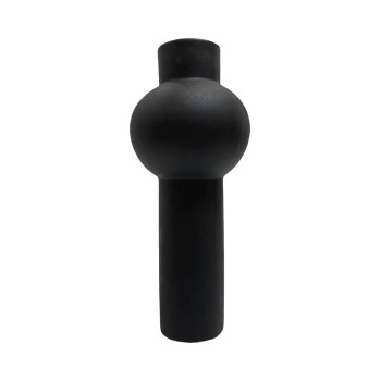 ΕΠΙΤΡΑΠΕΖΙΟ ΚΕΡΑΜΙΚΟ ΔΙΑΚΟΣΜΗΤΙΚΟ SCEPTER HM4604.02 ΜΑΥΡΟ ΜΑΤ Φ17x39Υεκ