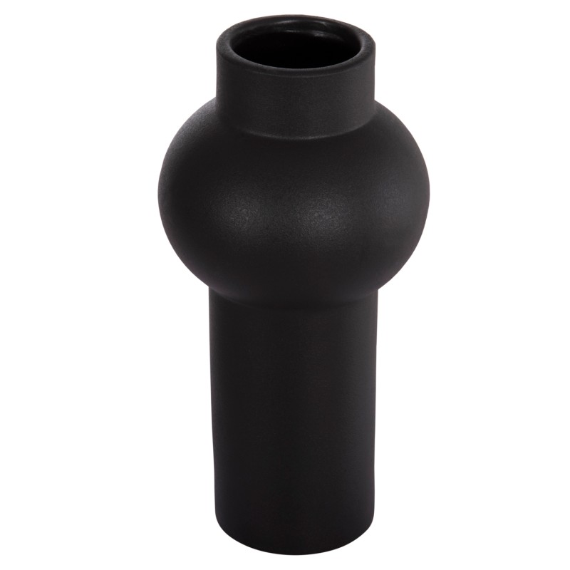 ΕΠΙΤΡΑΠΕΖΙΟ ΚΕΡΑΜΙΚΟ ΔΙΑΚΟΣΜΗΤΙΚΟ SCEPTER HM4605.02 ΜΑΥΡΟ ΜΑΤ Φ15x30Υ εκ.