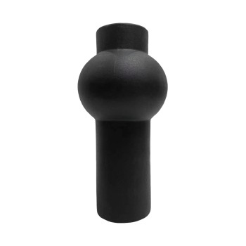 ΕΠΙΤΡΑΠΕΖΙΟ ΚΕΡΑΜΙΚΟ ΔΙΑΚΟΣΜΗΤΙΚΟ SCEPTER HM4605.02 ΜΑΥΡΟ ΜΑΤ Φ15x30Υ εκ.