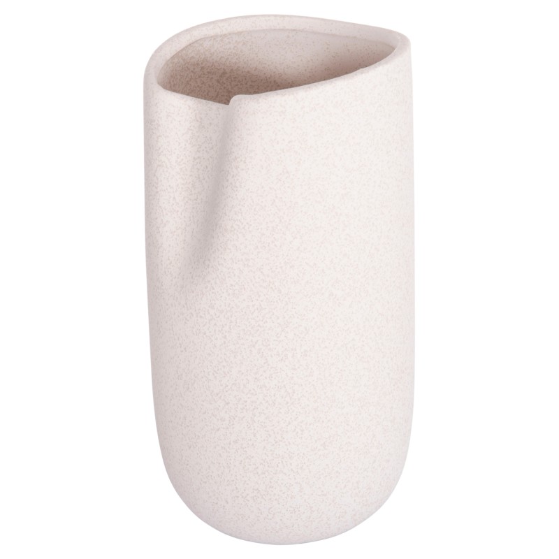 ΕΠΙΤΡΑΠΕΖΙΟ ΚΕΡΑΜΙΚΟ ΔΙΑΚΟΣΜΗΤΙΚΟ GLAΖΕ HM4607.01 ΥΠΟΛΕΥΚΟ ΚΡΥΣΤΑΛΛΙΚΟ 15x15x30Υεκ