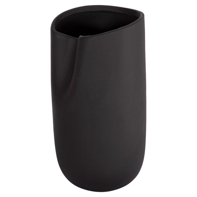 ΕΠΙΤΡΑΠΕΖΙΟ ΚΕΡΑΜΙΚΟ ΔΙΑΚΟΣΜΗΤΙΚΟ GLAΖΕ HM4607.02 ΜΑΥΡΟ ΜΑΤ 15x15x30Υεκ