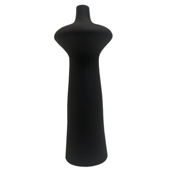 ΕΠΙΤΡΑΠΕΖΙΟ ΚΕΡΑΜΙΚΟ ΔΙΑΚΟΣΜΗΤΙΚΟ SCEPTER HM4636.02 ΜΑΥΡΟ ΜΑΤ Φ18x49Υεκ