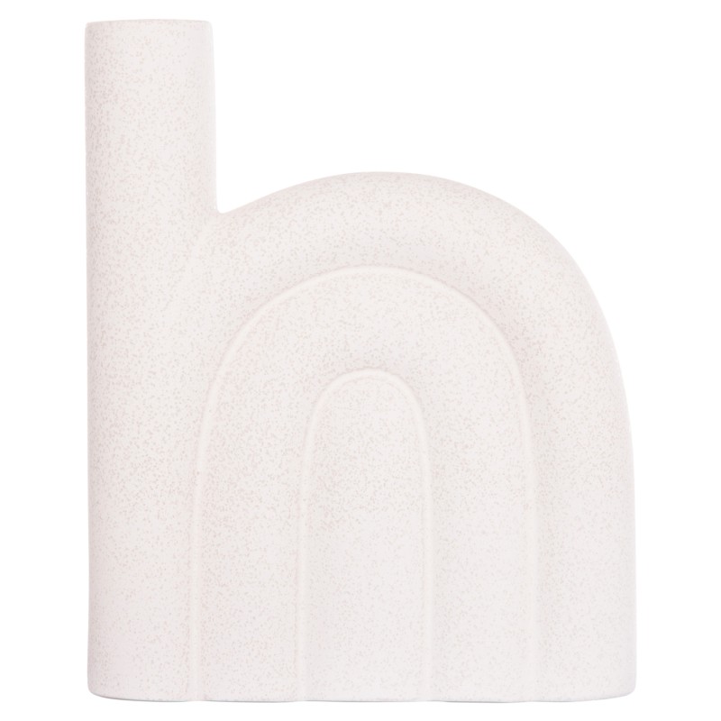 ΕΠΙΤΡΑΠΕΖΙΟ ΚΕΡΑΜΙΚΟ ΔΙΑΚΟΣΜΗΤΙΚΟ ARCON HM4639.01 ΚΡΥΣΤΑΛΛΙΚΟ ΥΠΟΛΕΥΚΟ 23,5x5,5x29,5Υεκ