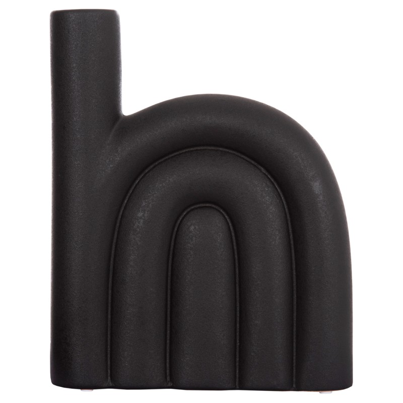 ΕΠΙΤΡΑΠΕΖΙΟ ΚΕΡΑΜΙΚΟ ΔΙΑΚΟΣΜΗΤΙΚΟ ARCON HM4639.02 ΜΑΥΡΟ ΜΑΤ 23x5,5x29Υ εκ.