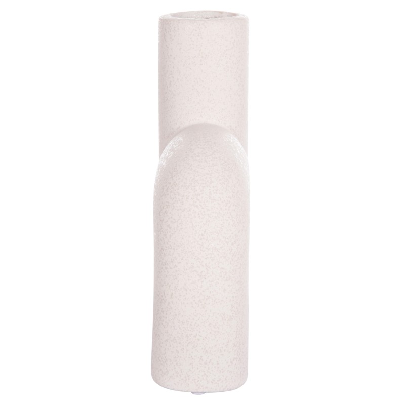 ΕΠΙΤΡΑΠΕΖΙΟ ΚΕΡΑΜΙΚΟ ΔΙΑΚΟΣΜΗΤΙΚΟ ARCON HM4640.01 ΚΡΥΣΤΑΛΛΙΚΟ ΥΠΟΛΕΥΚΟ 19x7x24Υ εκ.