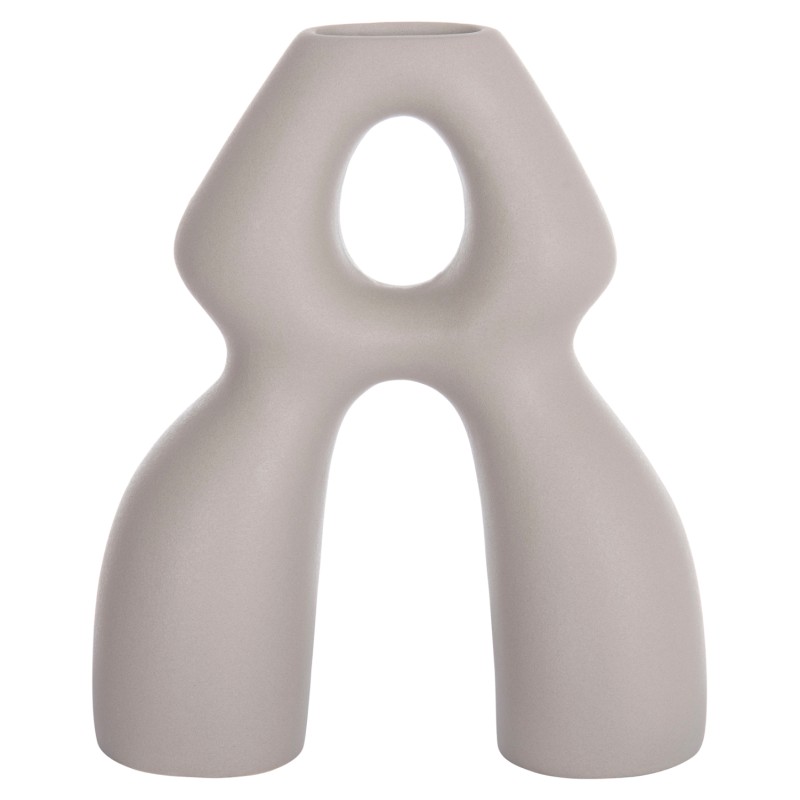 ΕΠΙΤΡΑΠΕΖΙΟ ΚΕΡΑΜΙΚΟ ΔΙΑΚΟΣΜΗΤΙΚΟ ISIL HM4598.03 ΓΚΡΙ ΜΑΤ 25x9x29,5Υεκ