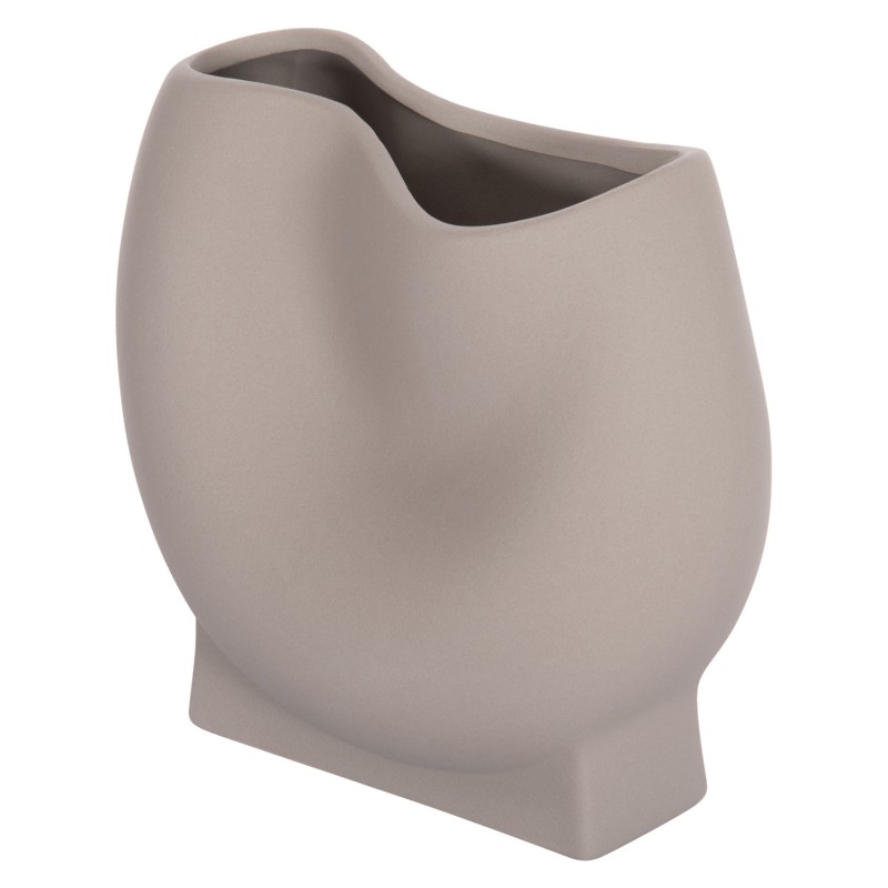 ΕΠΙΤΡΑΠΕΖΙΟ ΚΕΡΑΜΙΚΟ ΔΙΑΚΟΣΜΗΤΙΚΟ GLAΖΕ HM4610.03 ΓΚΡΙ ΜΑΤ 26x14x25Υεκ