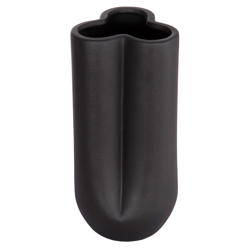 ΕΠΙΤΡΑΠΕΖΙΟ ΚΕΡΑΜΙΚΟ ΔΙΑΚΟΣΜΗΤΙΚΟ GLAΖΕ HM4612.02 ΜΑΥΡΟ ΜΑΤ Φ14x29Υεκ