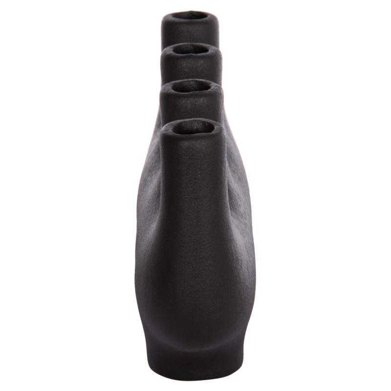 ΕΠΙΤΡΑΠΕΖΙΟ ΚΕΡΑΜΙΚΟ ΔΙΑΚΟΣΜΗΤΙΚΟ MANI HM4641.02 ΜΑΥΡΟ ΜΑΤ 21x6x13Υεκ