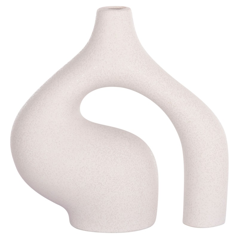 ΕΠΙΤΡΑΠΕΖΙΟ ΚΕΡΑΜΙΚΟ ΔΙΑΚΟΣΜΗΤΙΚΟ ISIL HM4597.01 ΥΠΟΛΕΥΚΟ ΚΡΥΣΤΑΛΛΙΚΟ 29x11x29Υεκ