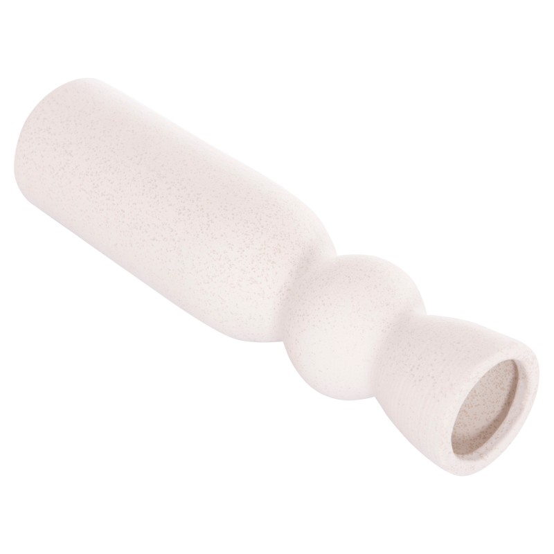 ΕΠΙΤΡΑΠΕΖΙΟ ΚΕΡΑΜΙΚΟ ΔΙΑΚΟΣΜΗΤΙΚΟ SCEPTER HM4614.01 ΚΡΥΣΤΑΛΛΙΚΟ ΥΠΟΛΕΥΚΟ Φ8x35Υεκ