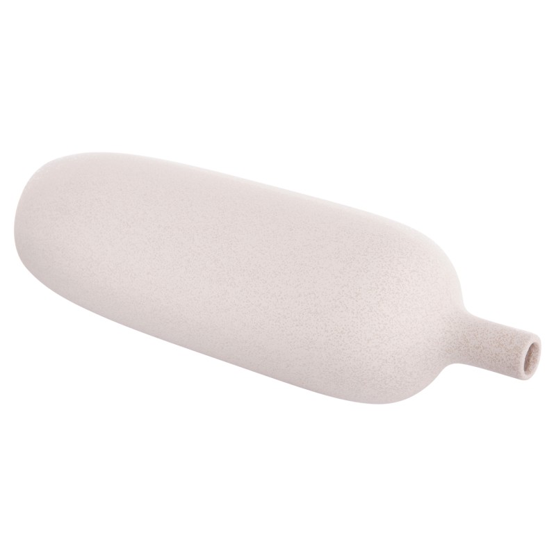 ΕΠΙΤΡΑΠΕΖΙΟ ΚΕΡΑΜΙΚΟ ΔΙΑΚΟΣΜΗΤΙΚΟ GALAD HM4623.01 ΚΡΥΣΤΑΛΛΙΚΟ ΥΠΟΛΕΥΚΟ Φ18x57Υεκ