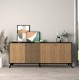 ΜΠΟΥΦΕΣ ΜΕΛΑΜΙΝΗΣ KRUDEN HM9446.11 ΜΑΥΡΟ-ΦΥΣΙΚΟ 180x40x78.6Υεκ.