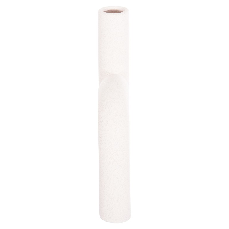 ΕΠΙΤΡΑΠΕΖΙΟ ΚΕΡΑΜΙΚΟ ΔΙΑΚΟΣΜΗΤΙΚΟ ARCON HM4638.01 ΚΡΥΣΤΑΛΛΙΚΟ ΥΠΟΛΕΥΚΟ 25,5x6x34Υεκ