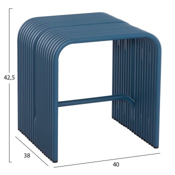 ΣΚΑΜΠΟ ΣΕΙΡΑ INTREPID HM6325.08 ΑΛΟΥΜΙΝΙΟ ΣΕ ΜΠΛΕ ΧΡΩΜΑ 40x38x42,5Yεκ.