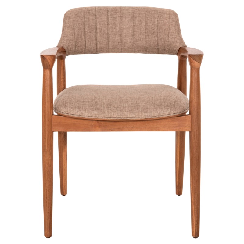 ΠΟΛΥΘΡΟΝΑ JAMES HM18259 TEAK WOOD ΜΕ ΣΑΜΠΑΝΙ ΥΦΑΣΜΑ 57x52x76Υεκ.