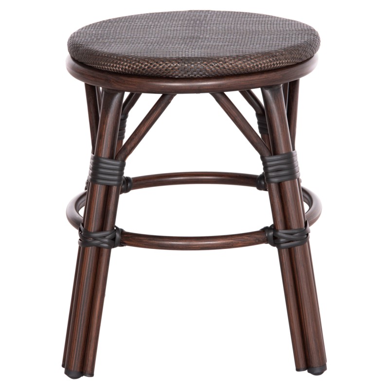 ΣΚΑΜΠΟ ΑΛΟΥΜΙΝΙΟΥ CHINO HM6285.01 BAMBOO LOOK ΚΑΦΕ-TEXTILENE ΚΑΦΕ Φ36x46Υεκ.