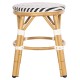ΣΚΑΜΠΟ ΑΛΟΥΜΙΝΙΟΥ CHINO HM6285.03 BAMBOO LOOK-TEXTILENE ΛΕΥΚΟ-ΜΑΥΡΟ Φ36x46Υεκ.