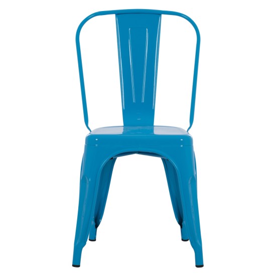 ΚΑΡΕΚΛΑ ΜΕΤΑΛΛΙΚΗ MELITA-PRO HM8641.48 ΜΠΛΕ 44x47x84.5Υεκ.