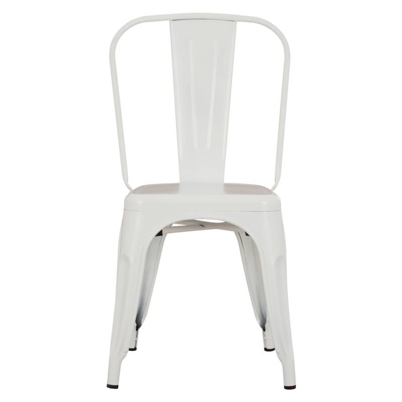 ΚΑΡΕΚΛΑ ΜΕΤΑΛΛΙΚΗ MELITA-PRO HM8641.41 ΛΕΥΚΟ ΜΑΤ 44x47x84.5Υεκ.