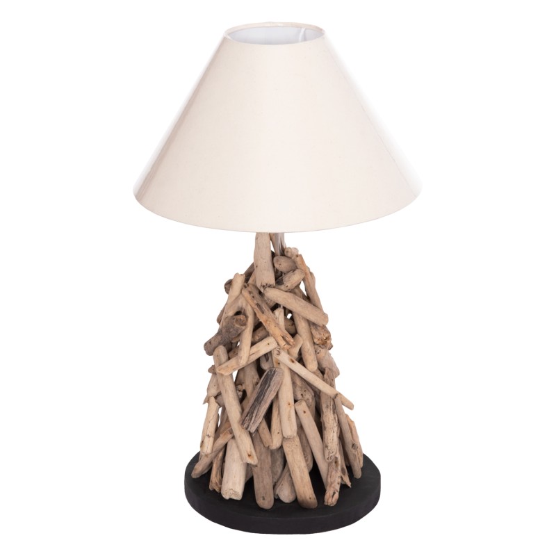 ΕΠΙΤΡΑΠΕΖΙΟ ΦΩΤΙΣΤΙΚΟ TWIGGY HM4423 DRIFTWOOD & ΛΕΥΚΟ ΚΑΠΕΛΟ Φ35x61Υεκ.