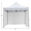 GAZEBO ΕΠΑΓΓΕΛΜΑΤΙΚΟ ΒΑΡΕΩΣ ΤΥΠΟΥ CRESSEN HM21097.01 ΠΤΥΣΣΟΜΕΝΟ ΑΛΟΥΜΙΝΙΟΥ 3x3x3,4Yεκ